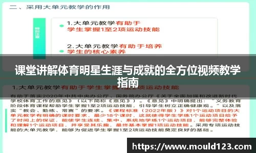 课堂讲解体育明星生涯与成就的全方位视频教学指南