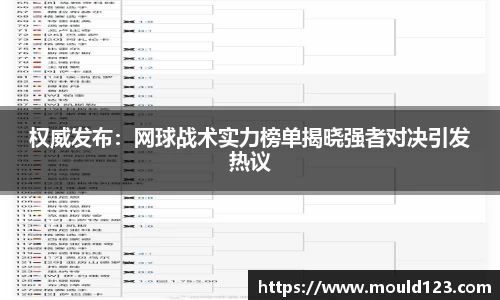 权威发布：网球战术实力榜单揭晓强者对决引发热议